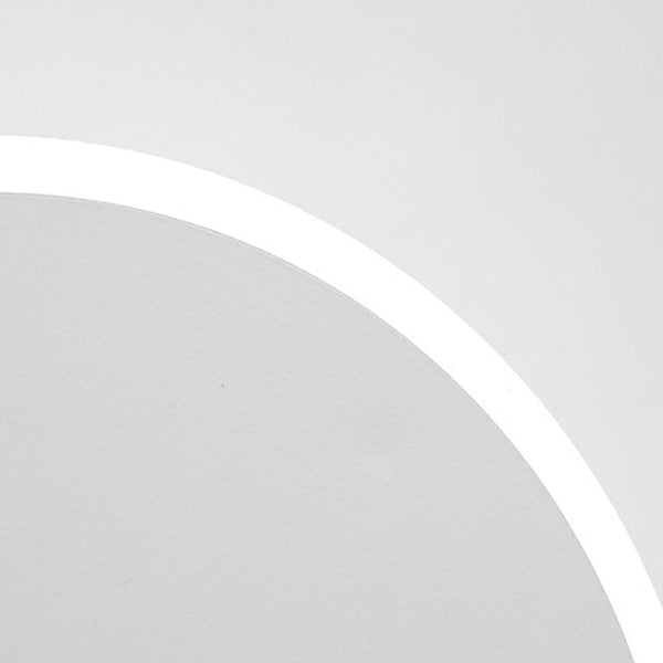 Minimalist Round Tech Iron Acrylic LED Wall Sconce Lamp
