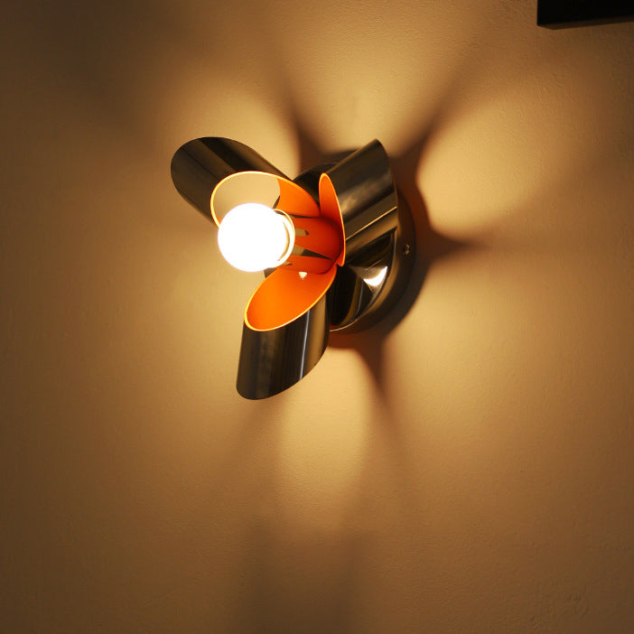 Creative Iron Diamond & Round 1-Light Wall Sconce Lamp