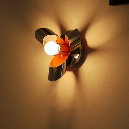 Creative Iron Diamond & Round 1-Light Wall Sconce Lamp