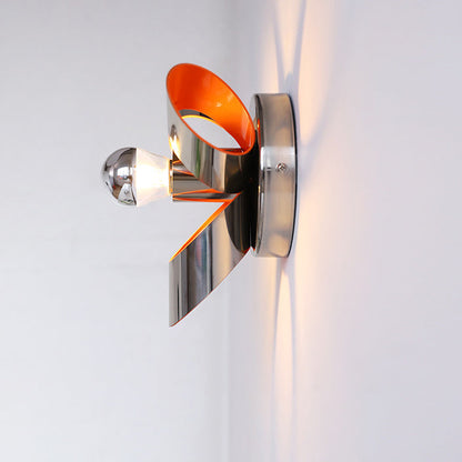 Creative Iron Diamond & Round 1-Light Wall Sconce Lamp