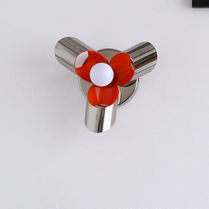 Creative Iron Diamond & Round 1-Light Wall Sconce Lamp