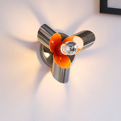 Creative Iron Diamond & Round 1-Light Wall Sconce Lamp