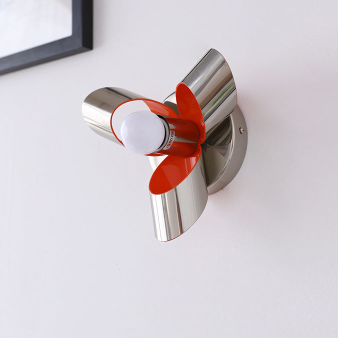 Creative Iron Diamond & Round 1-Light Wall Sconce Lamp