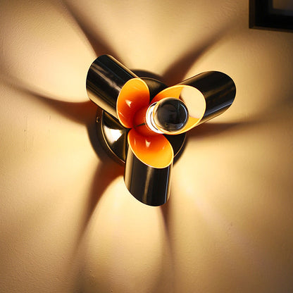 Creative Iron Diamond & Round 1-Light Wall Sconce Lamp