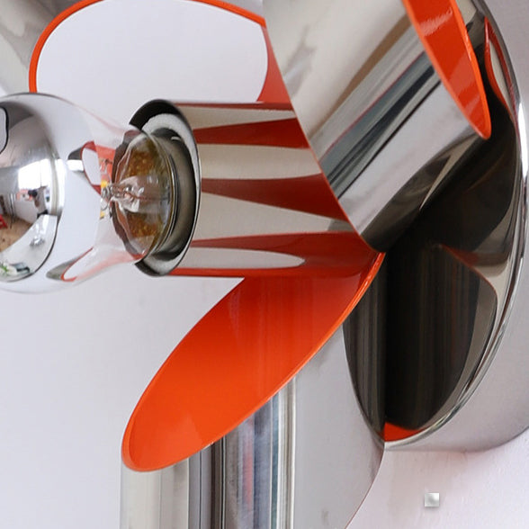 Creative Iron Diamond & Round 1-Light Wall Sconce Lamp