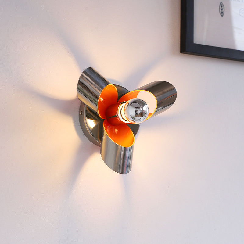 Creative Iron Diamond & Round 1-Light Wall Sconce Lamp