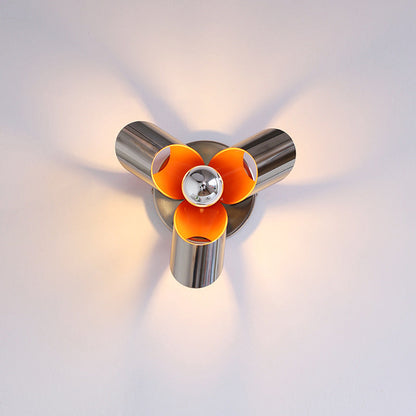 Creative Iron Diamond & Round 1-Light Wall Sconce Lamp