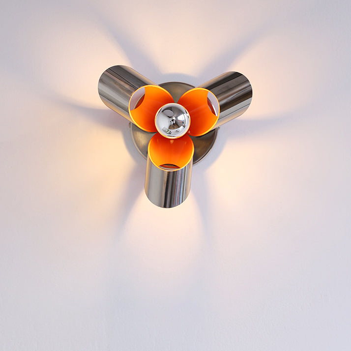 Creative Iron Diamond & Round 1-Light Wall Sconce Lamp