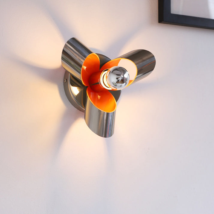 Creative Iron Diamond & Round 1-Light Wall Sconce Lamp