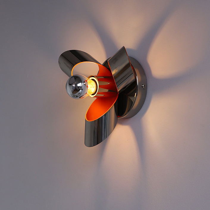 Creative Iron Diamond & Round 1-Light Wall Sconce Lamp