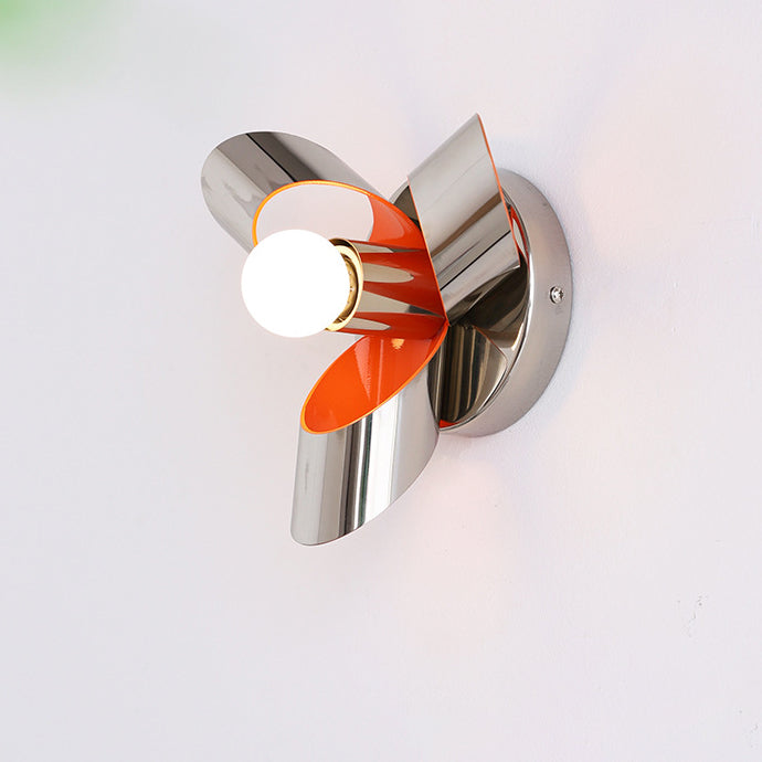 Creative Iron Diamond & Round 1-Light Wall Sconce Lamp
