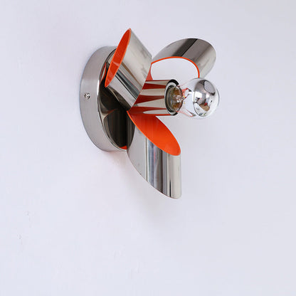 Creative Iron Diamond & Round 1-Light Wall Sconce Lamp
