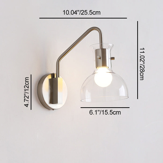 Deco Rod 1-Light Wall Sconce Lamp Bedroom & Living Room