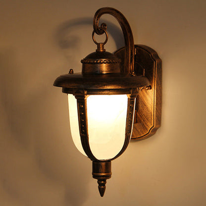 Aluminum 1-Light Outdoor Wall Sconce Garden & Balcony