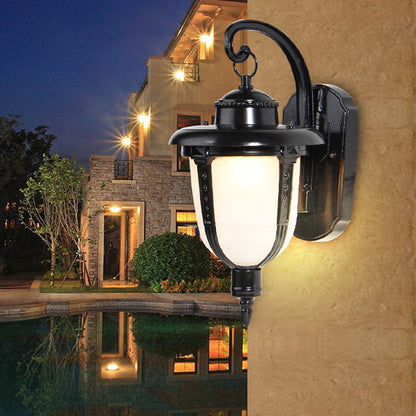 Aluminum 1-Light Outdoor Wall Sconce Garden & Balcony