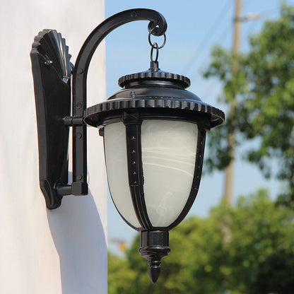 Aluminum 1-Light Outdoor Wall Sconce Garden & Balcony