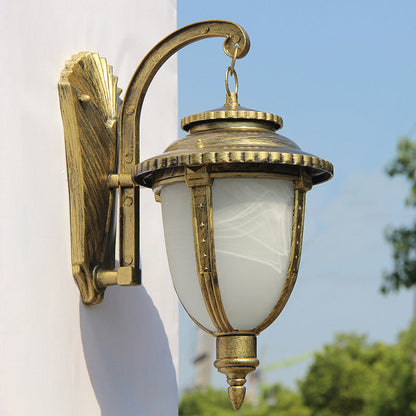 Aluminum 1-Light Outdoor Wall Sconce Garden & Balcony