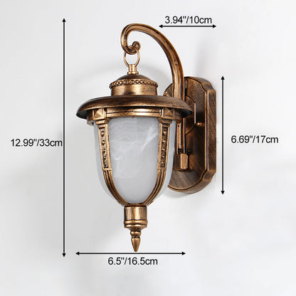 Aluminum 1-Light Outdoor Wall Sconce Garden & Balcony