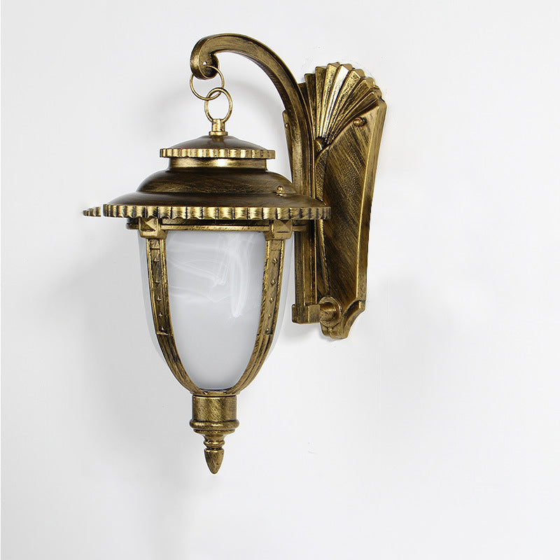 Aluminum 1-Light Outdoor Wall Sconce Garden & Balcony