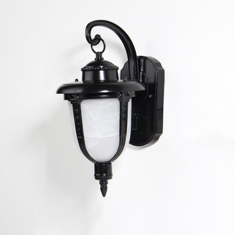 Aluminum 1-Light Outdoor Wall Sconce Garden & Balcony