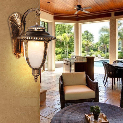 Aluminum 1-Light Outdoor Wall Sconce Garden & Balcony