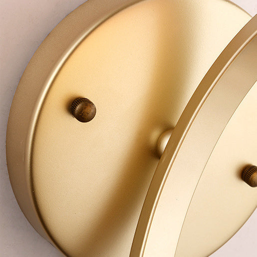Chinese Lampshade Curved Arm 1-Light Wall Sconce Lamp