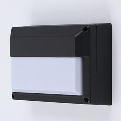 Aluminum & PC Rectangular Waterproof LED Outdoor Wall Light