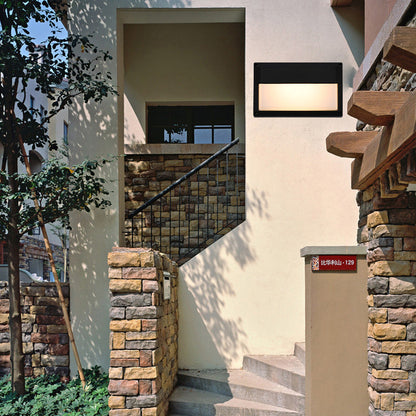 Aluminum & PC Rectangular Waterproof LED Outdoor Wall Light