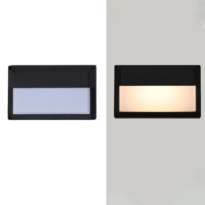 Aluminum & PC Rectangular Waterproof LED Outdoor Wall Light