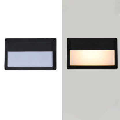 Aluminum & PC Rectangular Waterproof LED Outdoor Wall Light