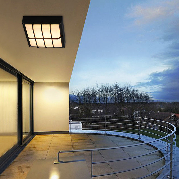 Aluminum & PC Square Waterproof LED Outdoor Wall Light