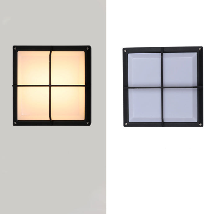 Aluminum & PC Square Waterproof LED Outdoor Wall Light