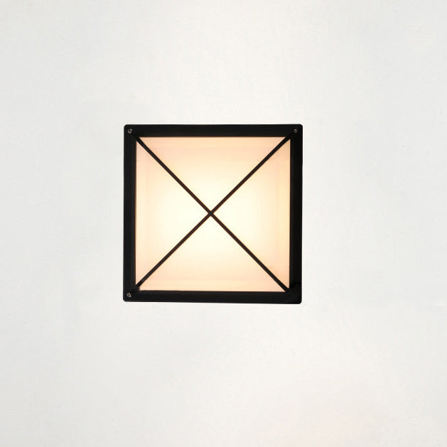 Aluminum & PC Square Waterproof LED Outdoor Wall Light