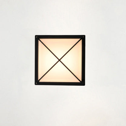 Aluminum & PC Square Waterproof LED Outdoor Wall Light