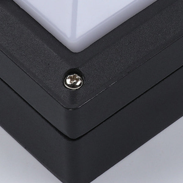 Aluminum & PC Square Waterproof LED Outdoor Wall Light
