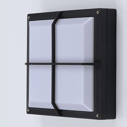 Aluminum & PC Square Waterproof LED Outdoor Wall Light