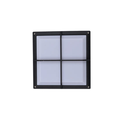 Aluminum & PC Square Waterproof LED Outdoor Wall Light