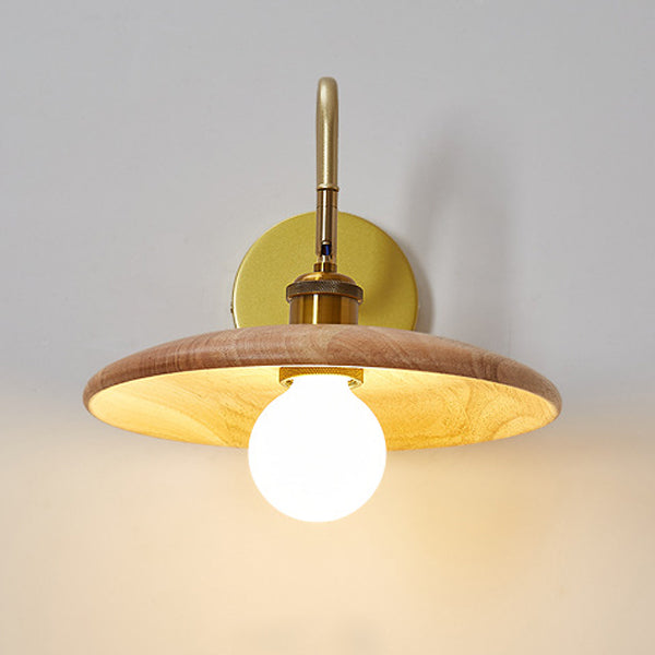 Japanese Round Ball 1-Light Adjustable Wall Sconce Lamp