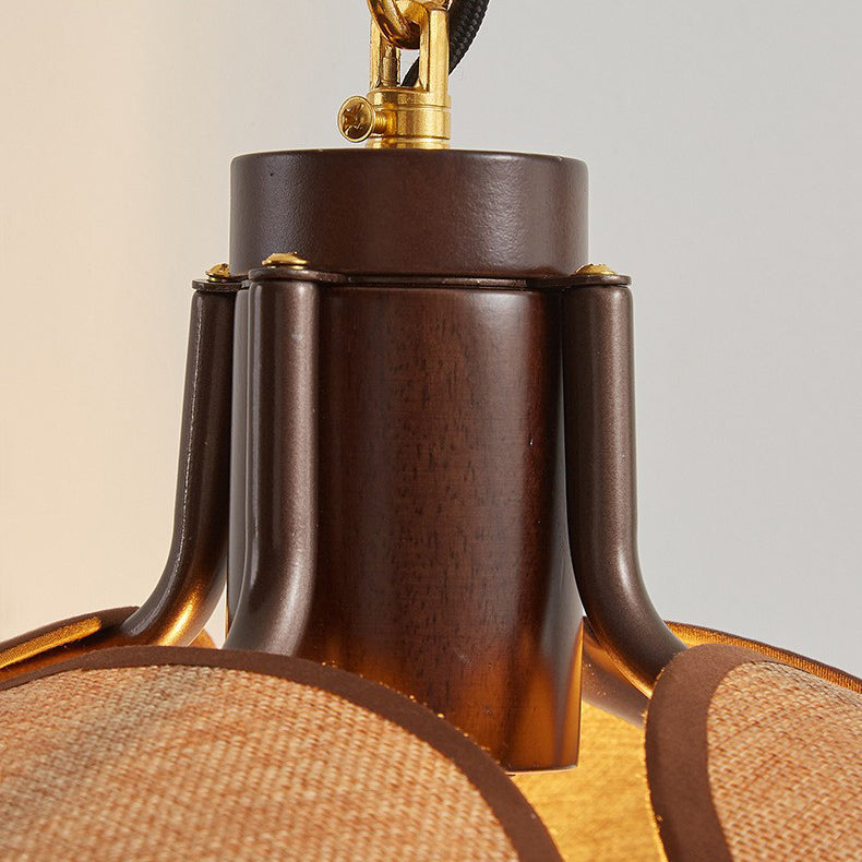 Mid-Century Leaf-Shaped Shade Wall Sconce Lamp 1-Light