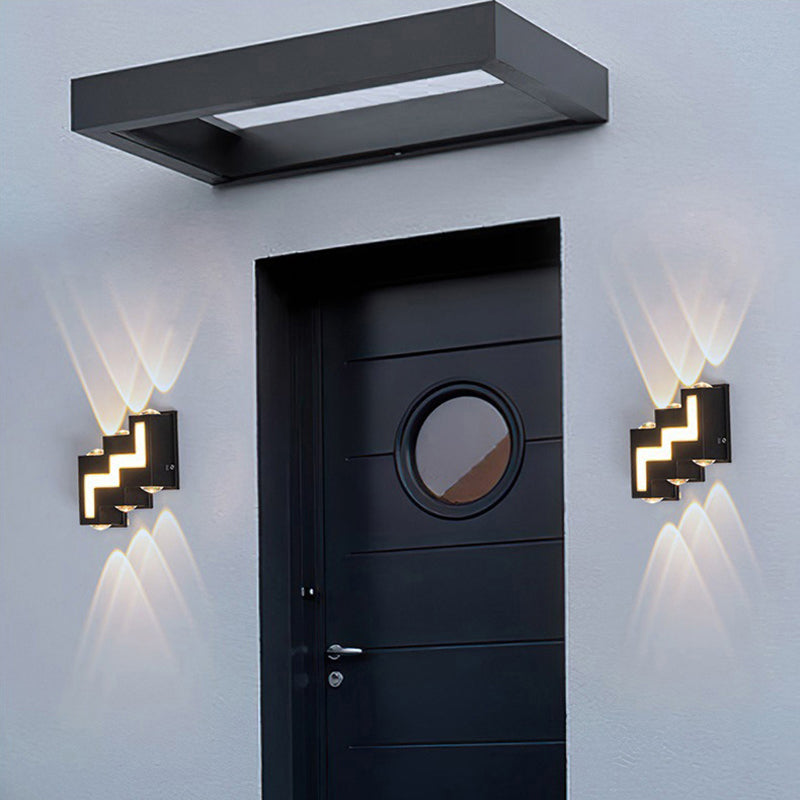 Waterproof Acrylic Stair-Shaped LED Outdoor Wall Light