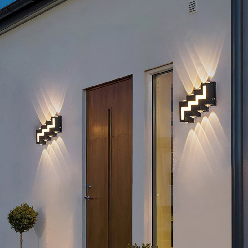Waterproof Acrylic Stair-Shaped LED Outdoor Wall Light