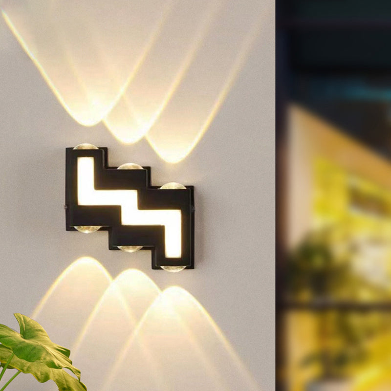 Waterproof Acrylic Stair-Shaped LED Outdoor Wall Light