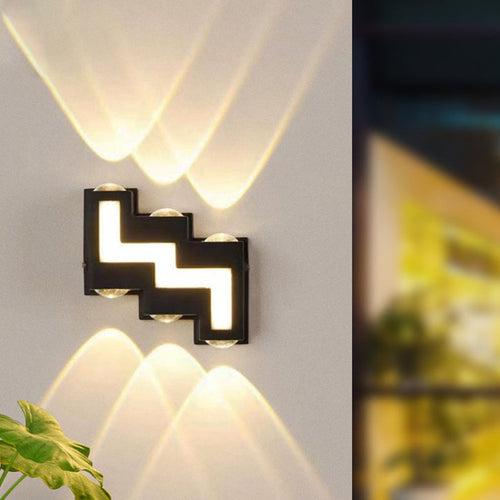 Waterproof Acrylic Stair-Shaped LED Outdoor Wall Light