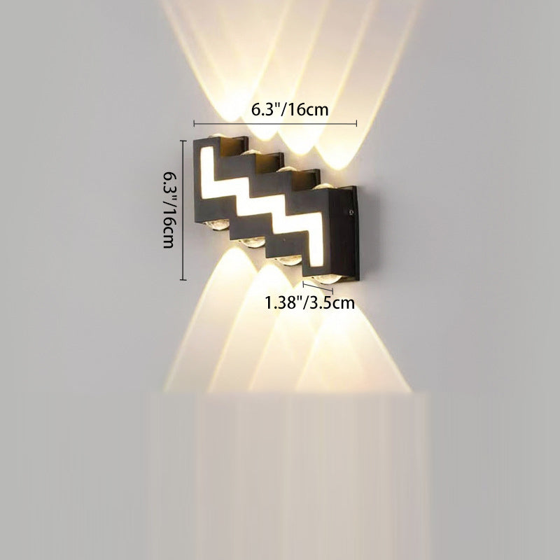 Waterproof Acrylic Stair-Shaped LED Outdoor Wall Light