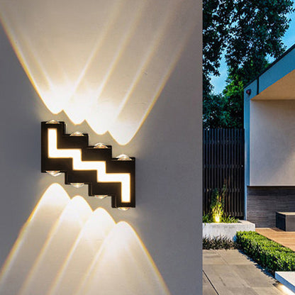 Waterproof Acrylic Stair-Shaped LED Outdoor Wall Light