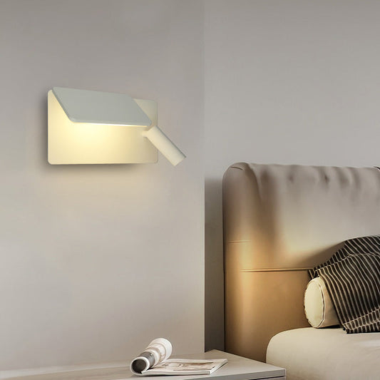Modern Minimalist Aluminum Rectangular LED Wall Sconce Lamp