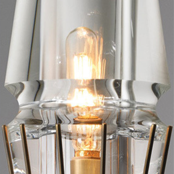 Full Round Candelabra-Shaped 1/2 Light Wall Sconce Lamp