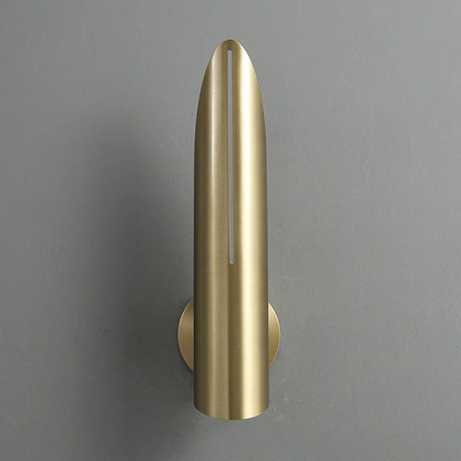 Copper Triangular Cylindrical 1-Light Wall Sconce Lamp