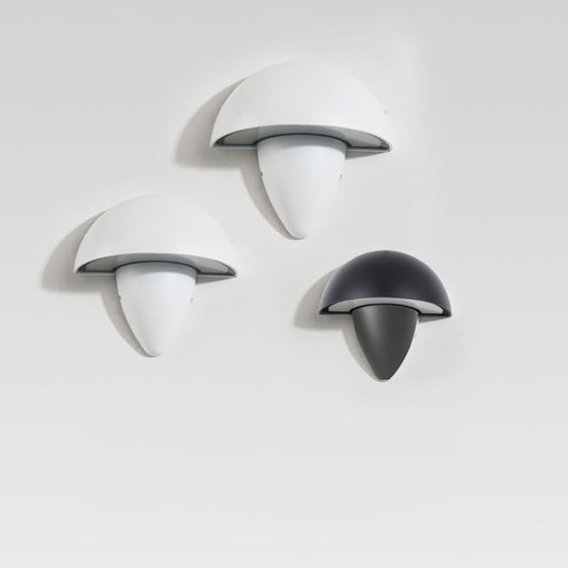 Aluminum Acrylic Semi-Circular Cone LED Wall Sconce Lamp