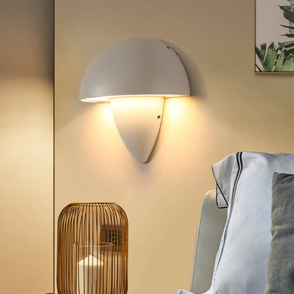 Aluminum Acrylic Semi-Circular Cone LED Wall Sconce Lamp
